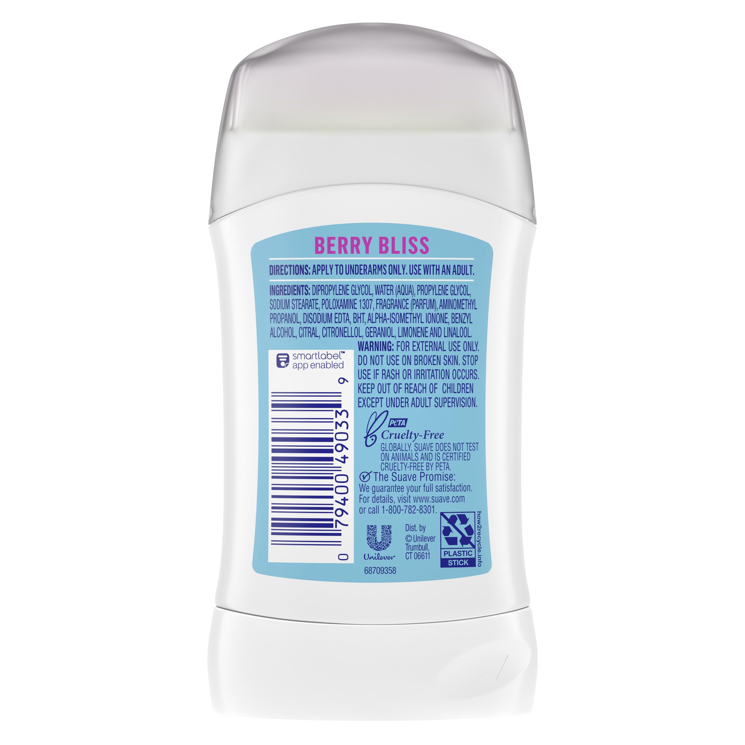 Aroma frambuesa de Suave Berry Bliss para días activos