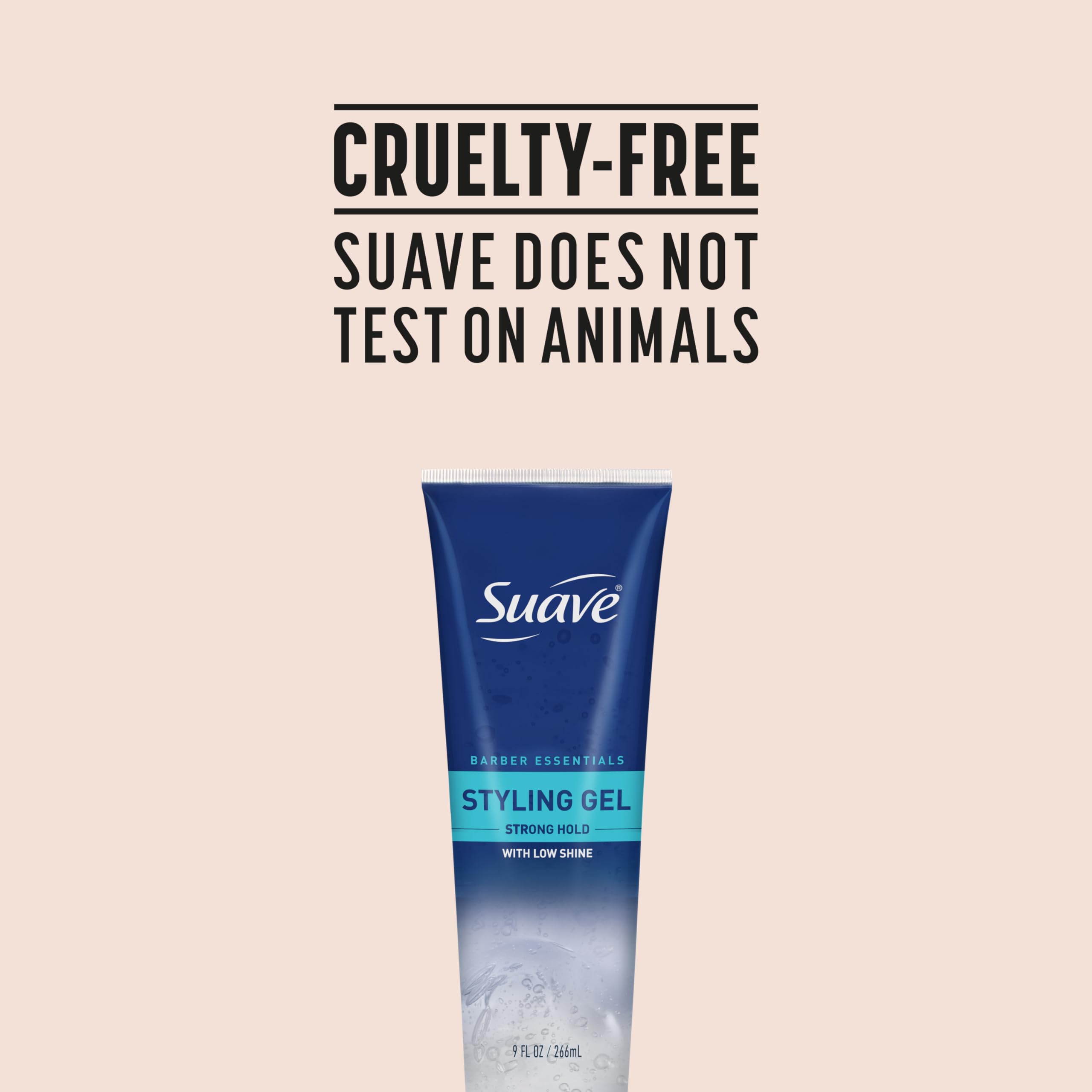 Gel works on damp or dry hair for quick styling results.