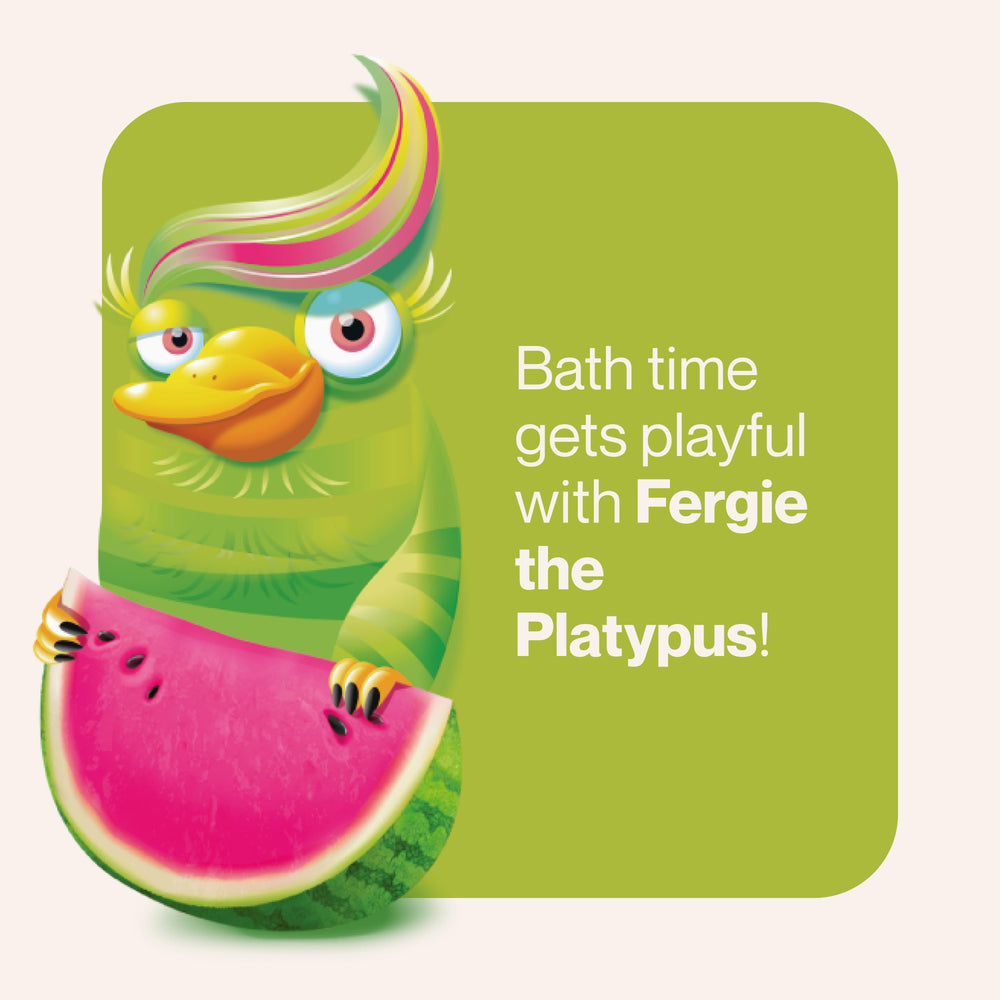Soft skin after bath using Suave Kids 3-in-1.