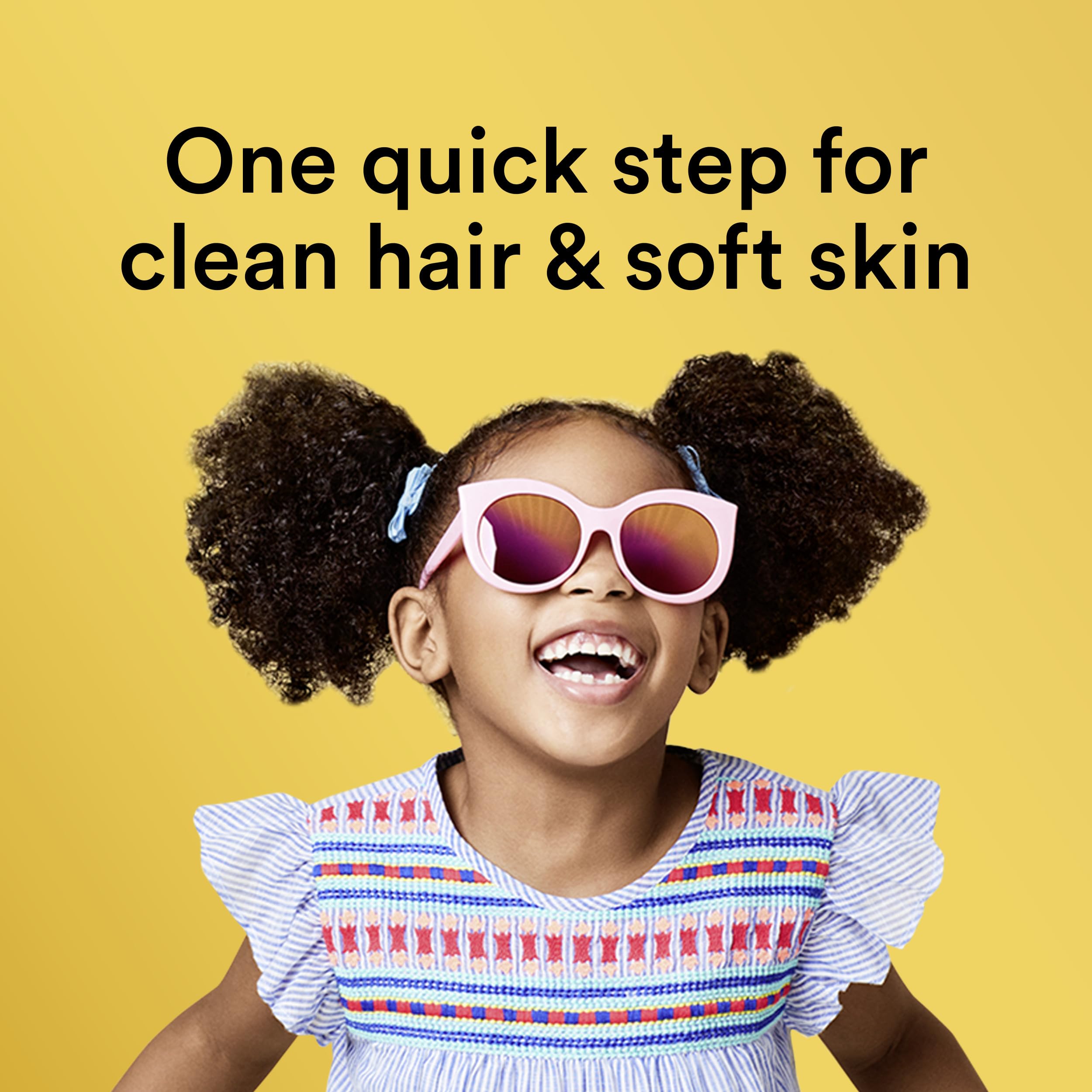 No residue finish on hair after rinse