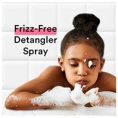 Suave Kids Detangler Spray on wet hair aids gentle combing.
