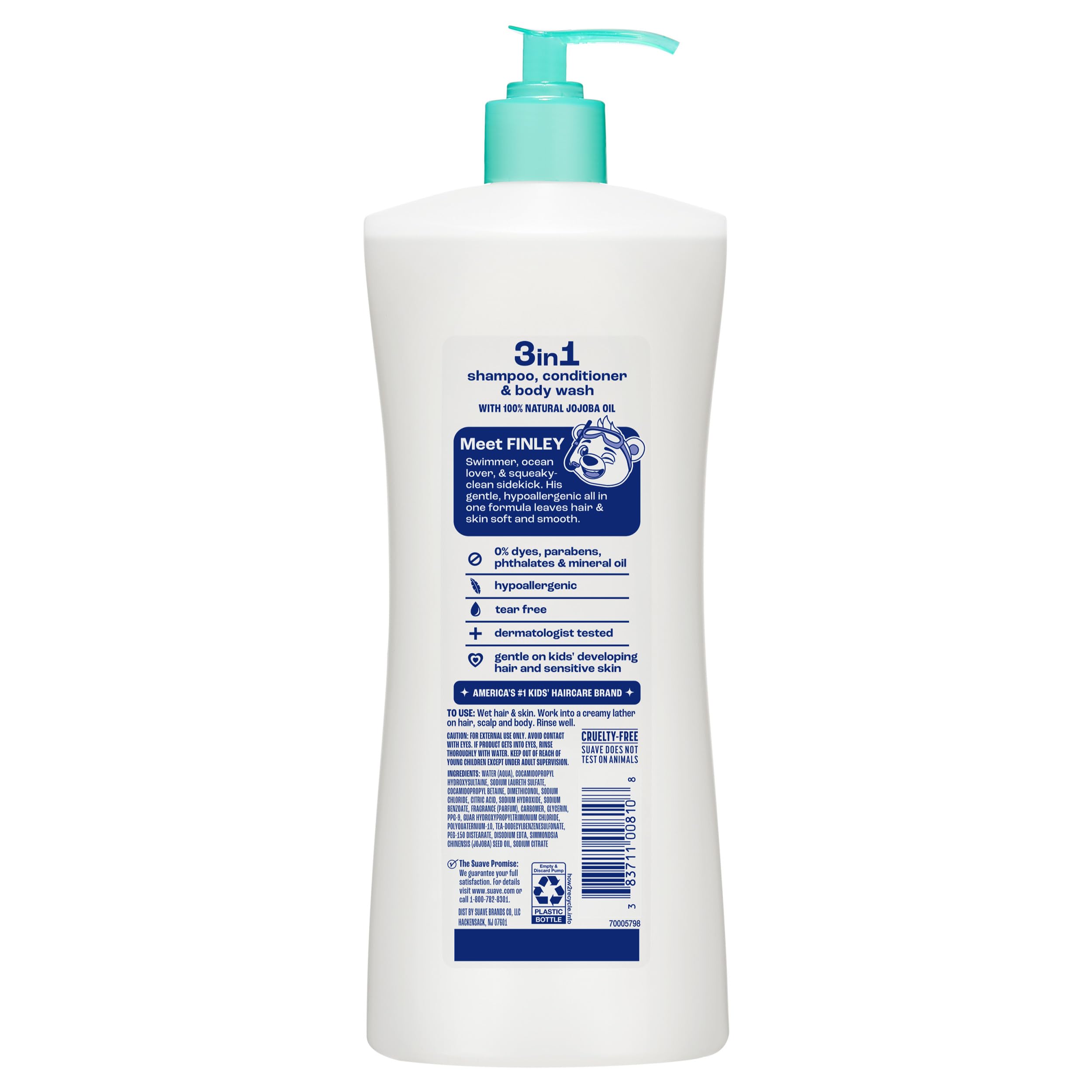 Suave Kids Purely Fun original clean scent enhances bath time