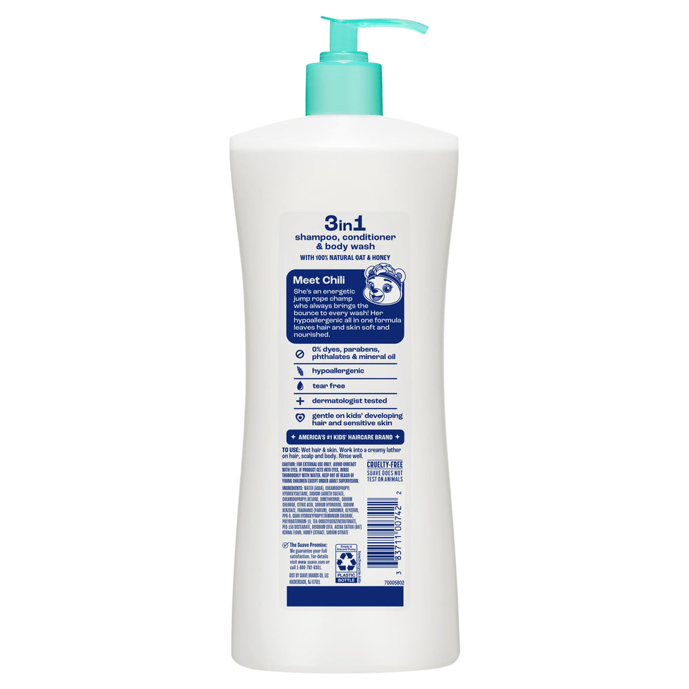 Soft foam and gentle lather from Suave Kids Purely Fun 3-in-1