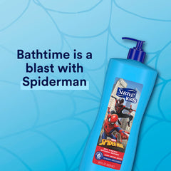 Suave Kids Spider-Man 3 en 1, espuma cremosa para cabello suave y limpio