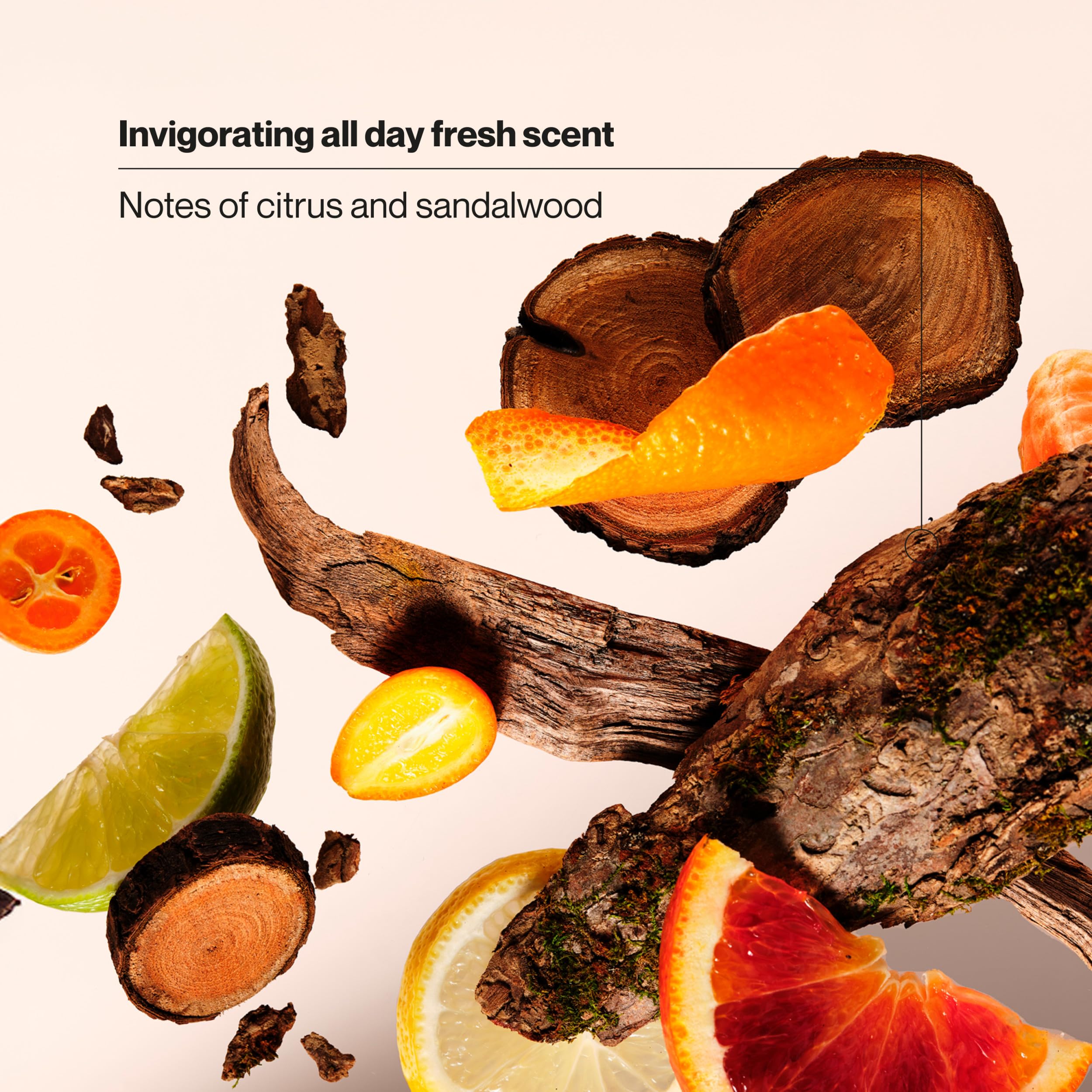 Suave Men Citrus Rush cruelty-free logo with confident grooming impression.