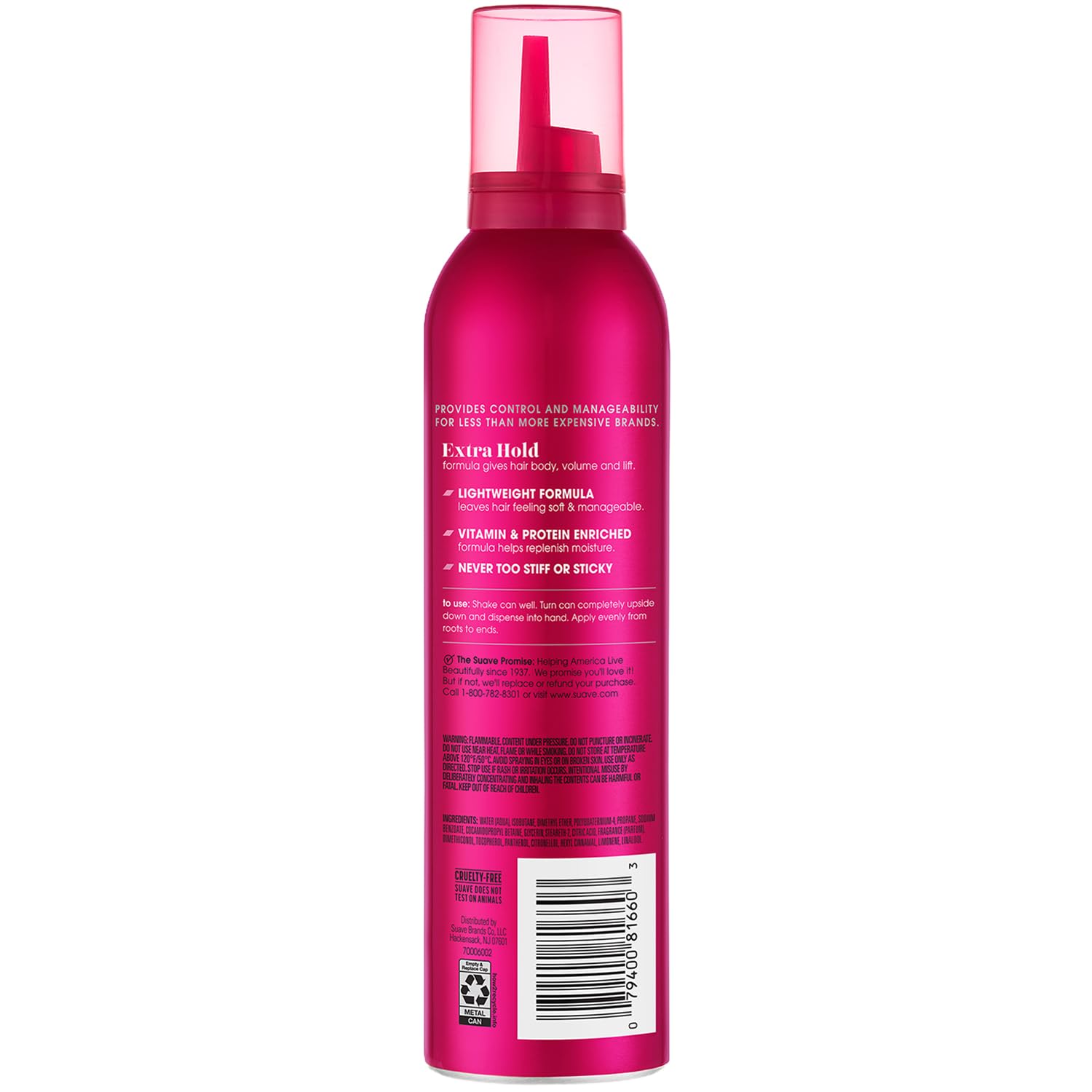 Suave Mousse libre de crueldad para uso diario