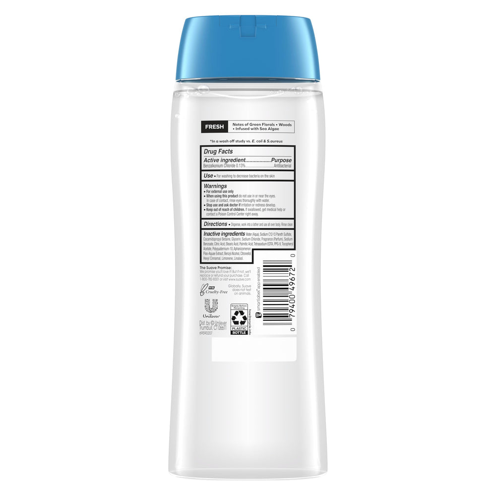 Suave Notas florales y de madera proporcionan aroma duradero tras cada uso.