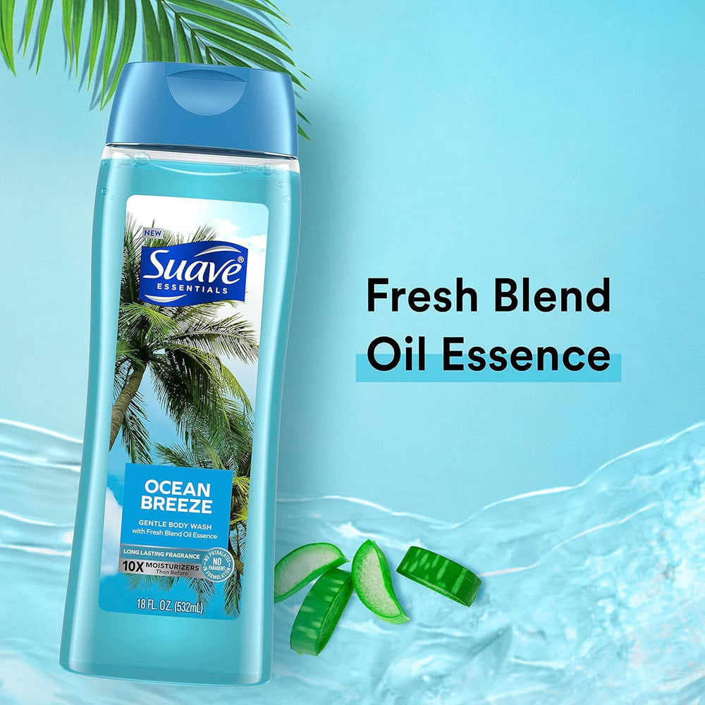 Suave Ocean Breeze packaging showcases the upgraded look.