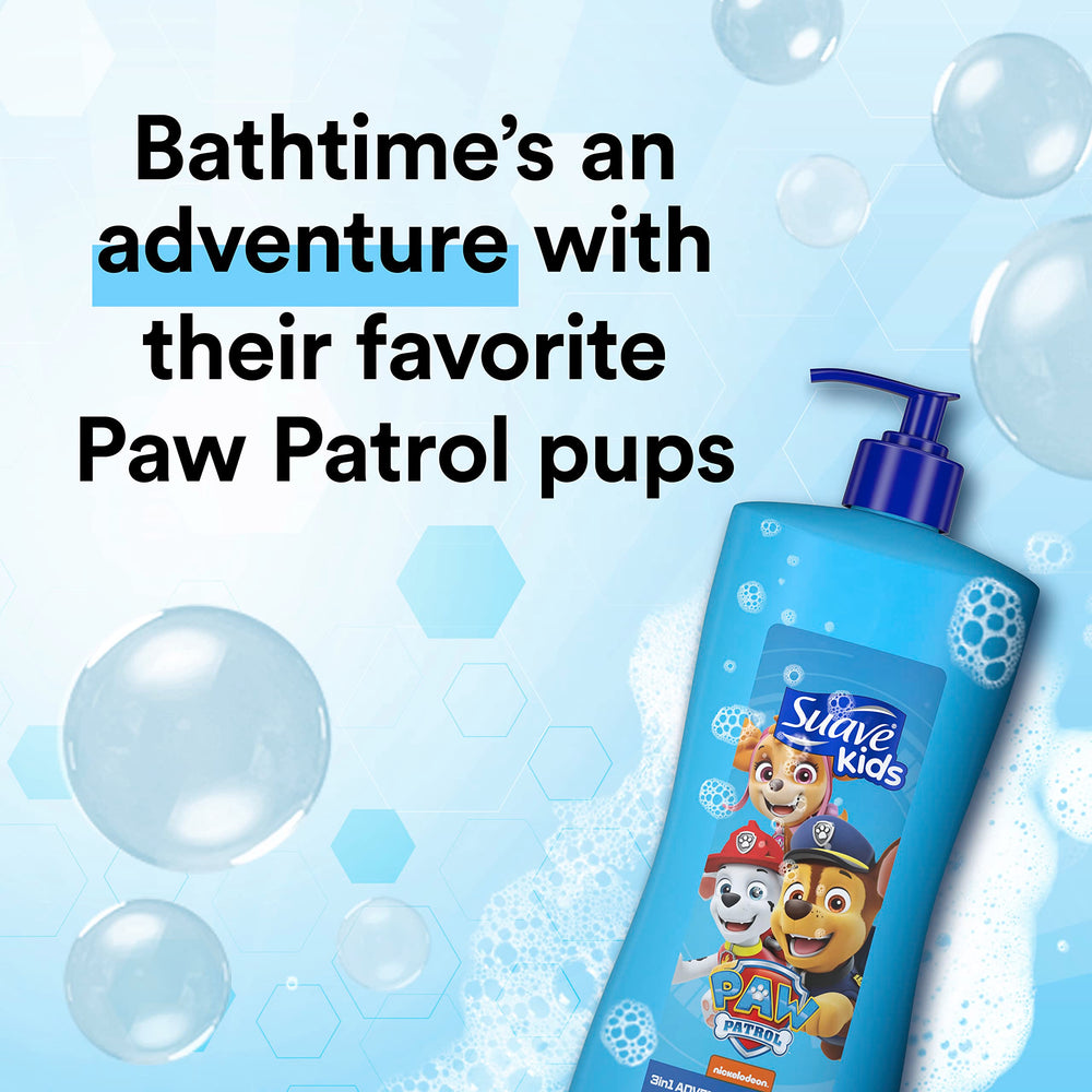 Aroma fresco de Patrulla Canina para niños durante el baño.