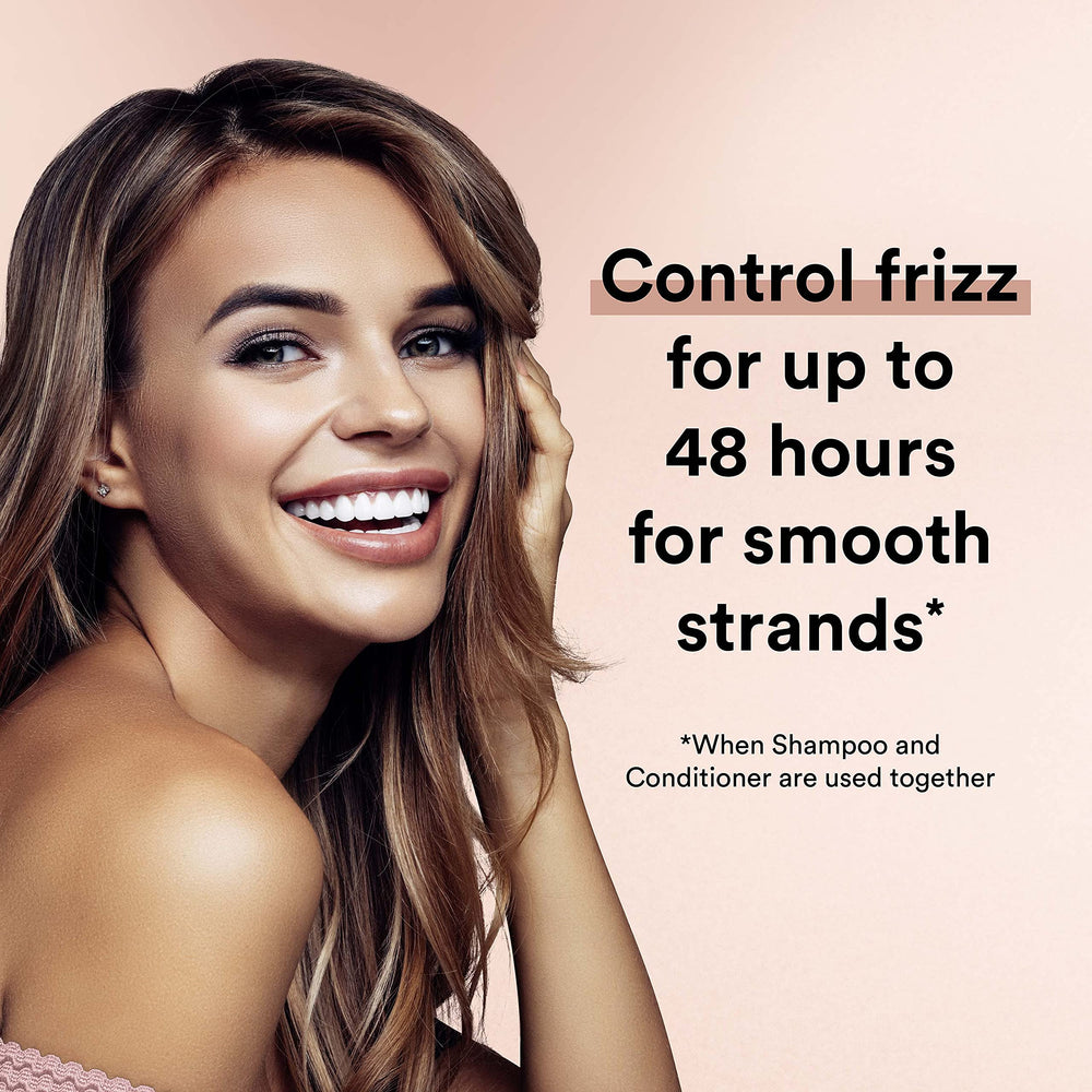 Champú Infusión de Keratina de Suave Profesionales, tecnología QuenchLock: hidratación ligera para cabello fuerte.