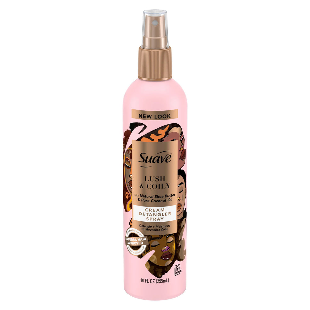 Suave Professional Desenredante crema 10oz en bote, cabello suave y manejable.
