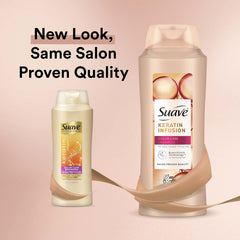 Suave Professionals Champú Cuidado Color, frasco brillante, ayuda a mantener el color.