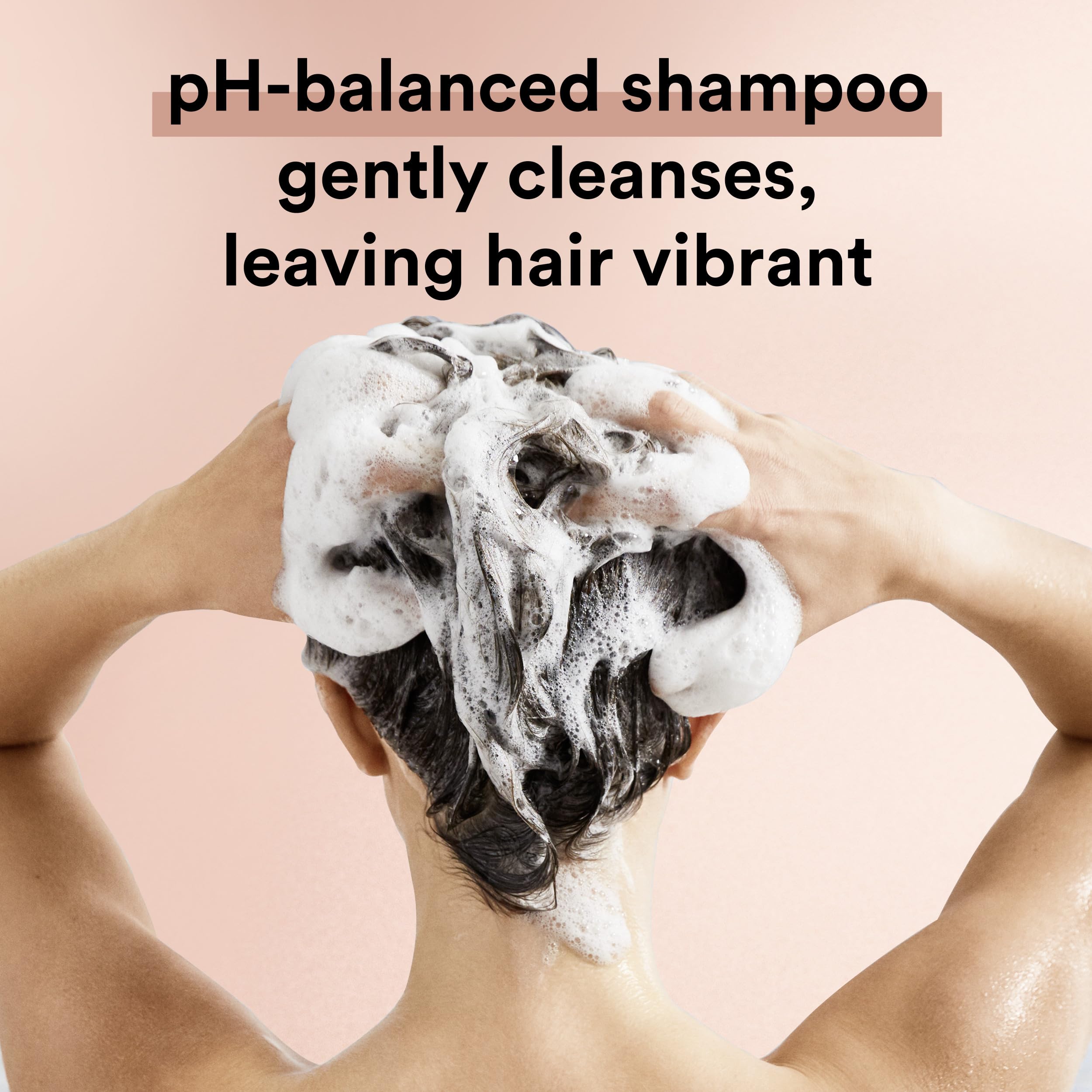 Suave Professionals Collagen Infusion Shampoo, cabello fino con mayor volumen desde la raíz.