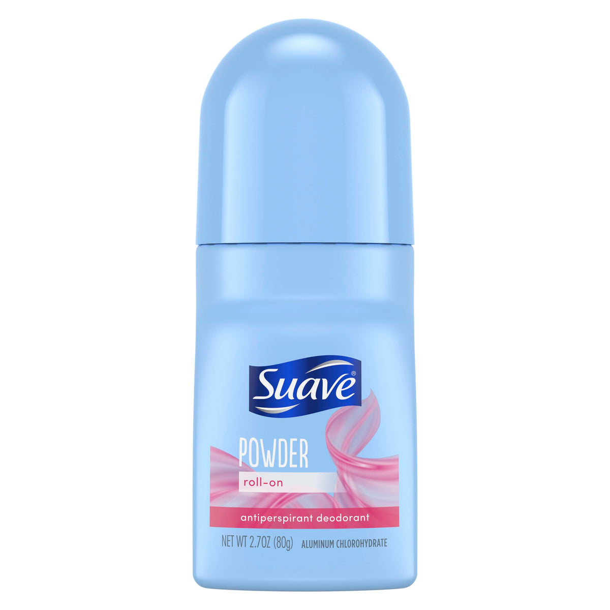 Suave Roll-On Deodorant bottle delivering 24-hour protection.