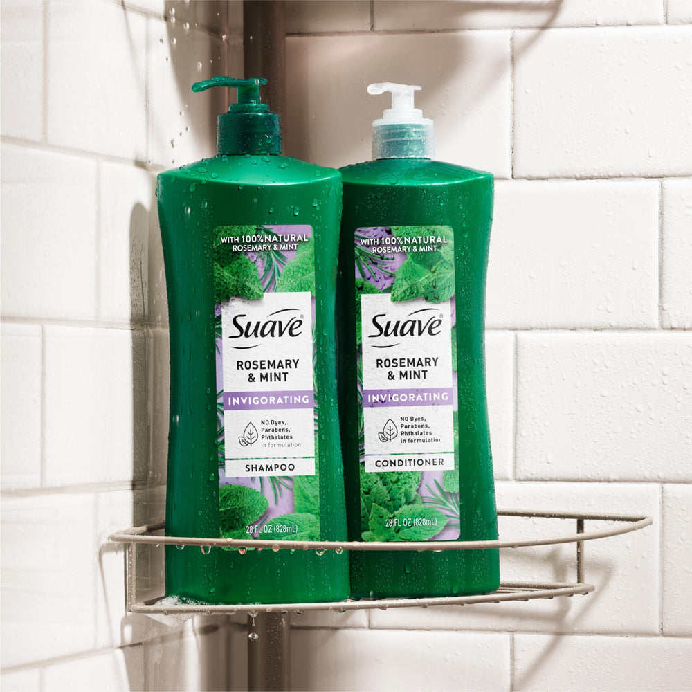 Suave Rosemary and Mint shampoo and conditioner pack for coordinated care
