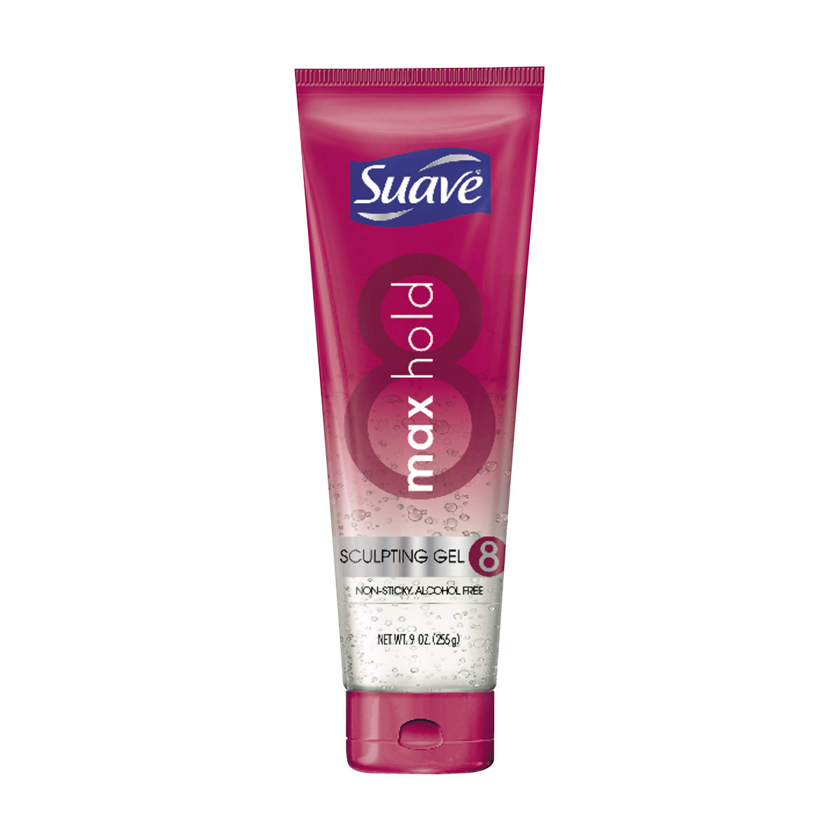 Suave Sculpting Gel Max Hold bottle showcases strong hold without stiffness