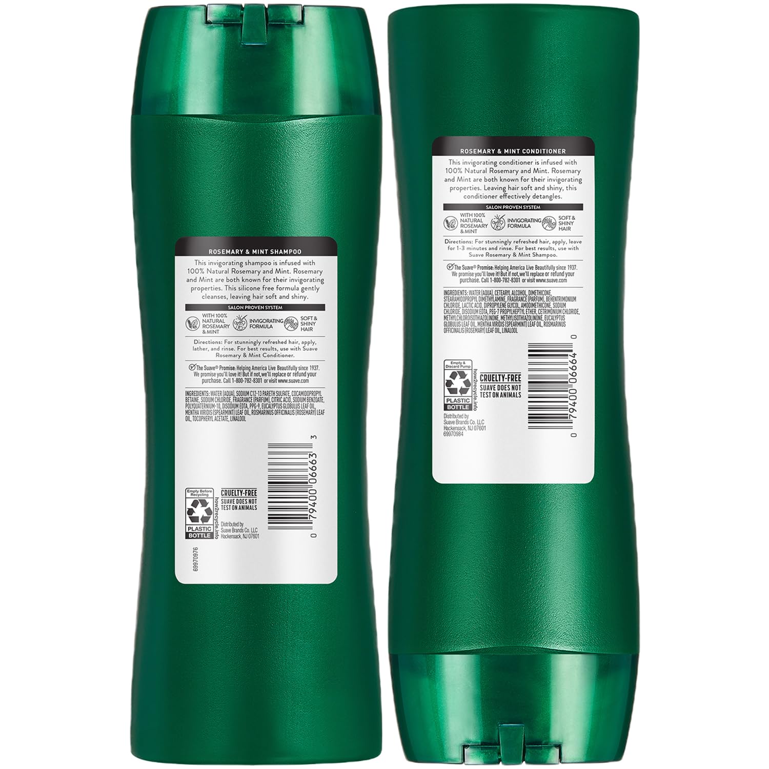 Rutina de uso diario con Suave para cabello saludable.