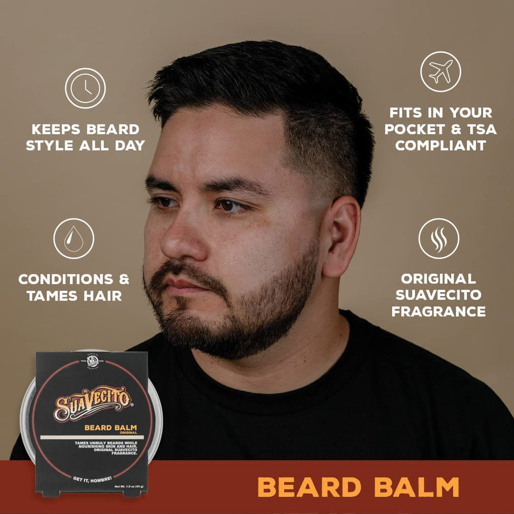 Suavecito USA-made label signals quality in beard care