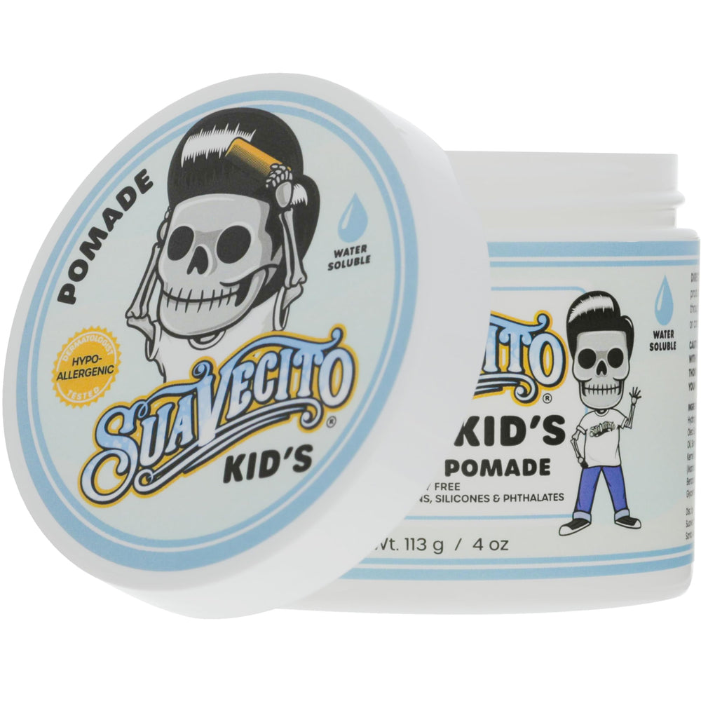 Sin gluten Suavecito Kid’s Pomade para sensibilidades.