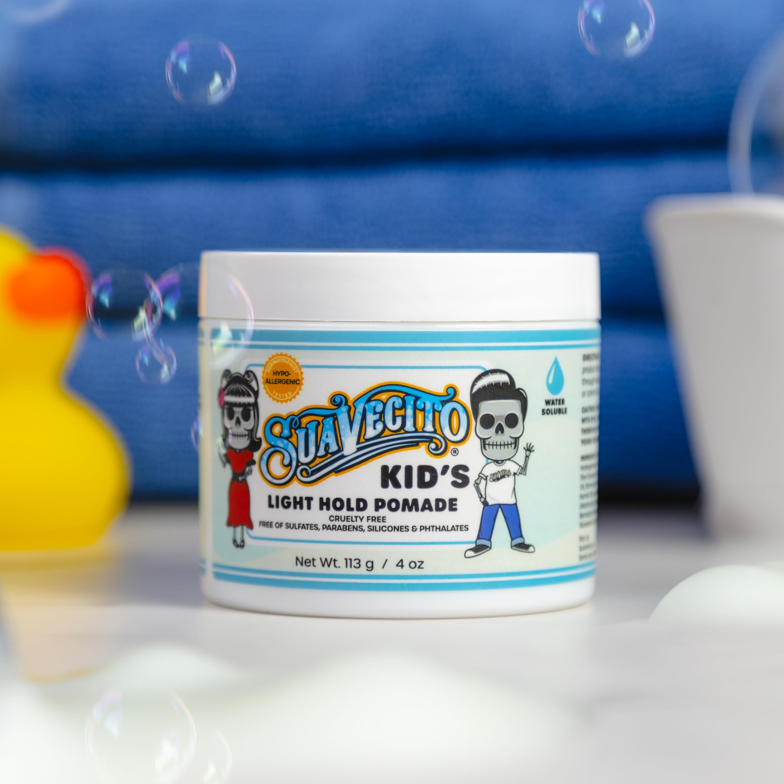 Uso diario con Suavecito Kid’s Pomade para peinados fáciles.