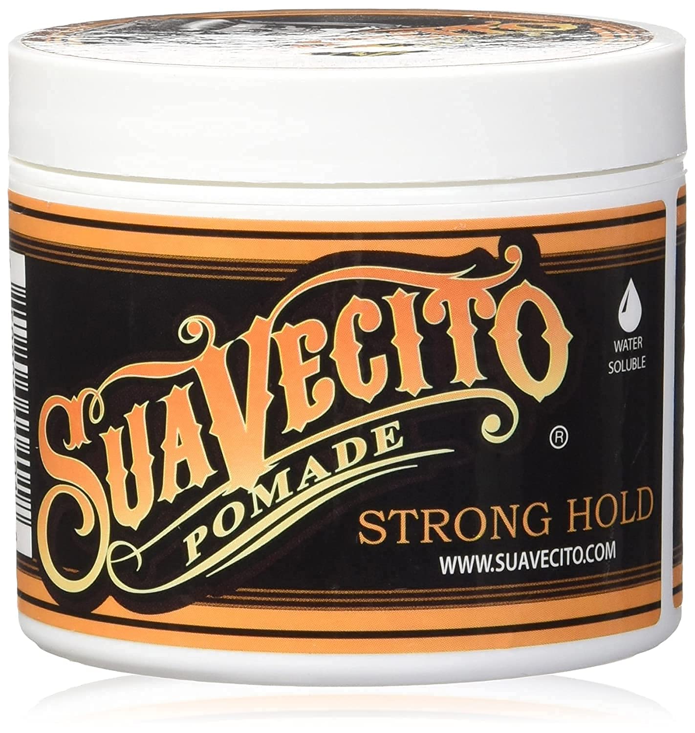 Suavecito Pomade Firme: bote de 5oz y fijación duradera para peinados.