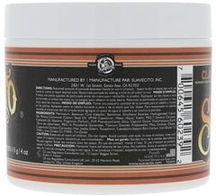 Suavecito Pomade Firme Clay muestra textura y definición para estilos con más cuerpo.
