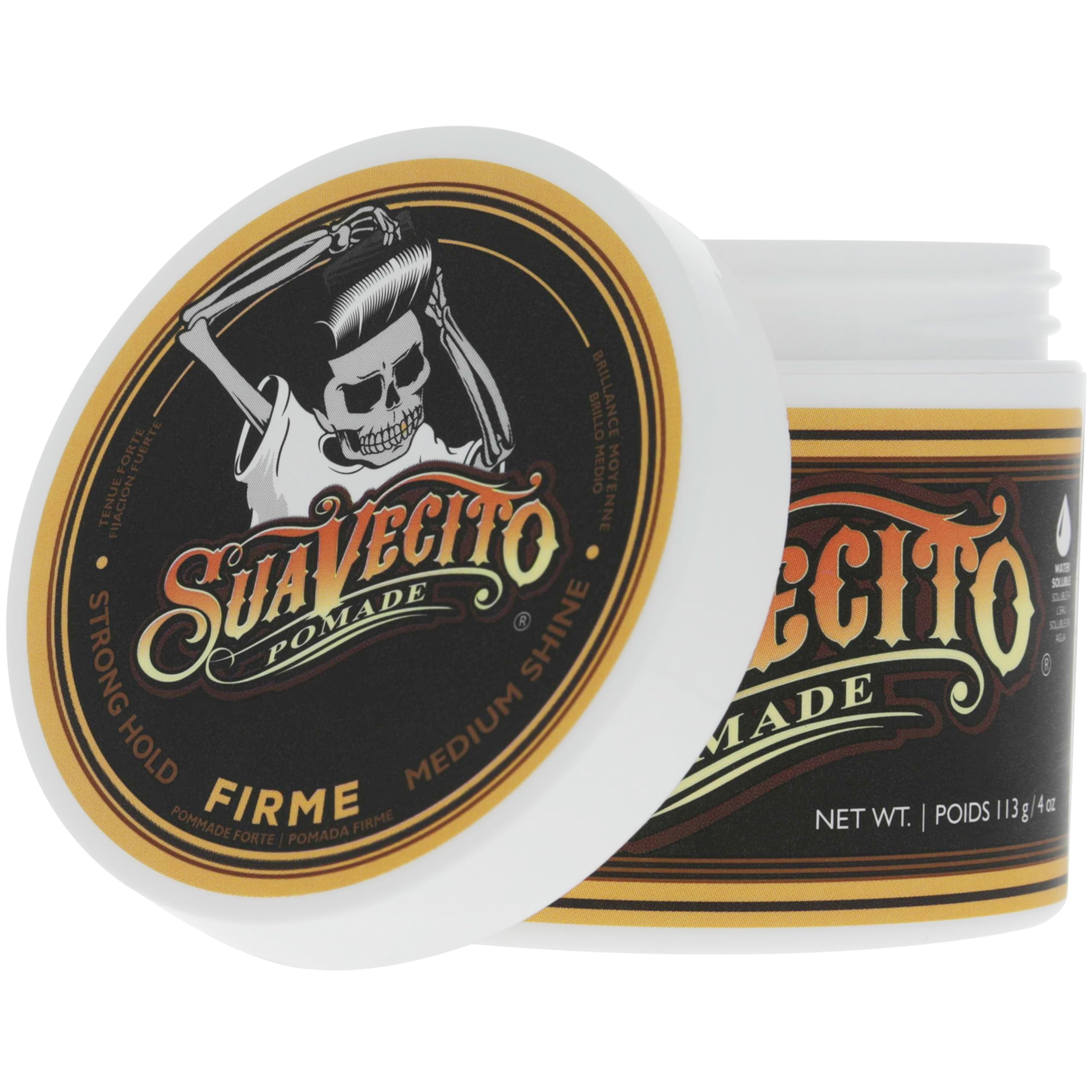 Suavecito Firme mantiene el peinado estable durante todo el día.