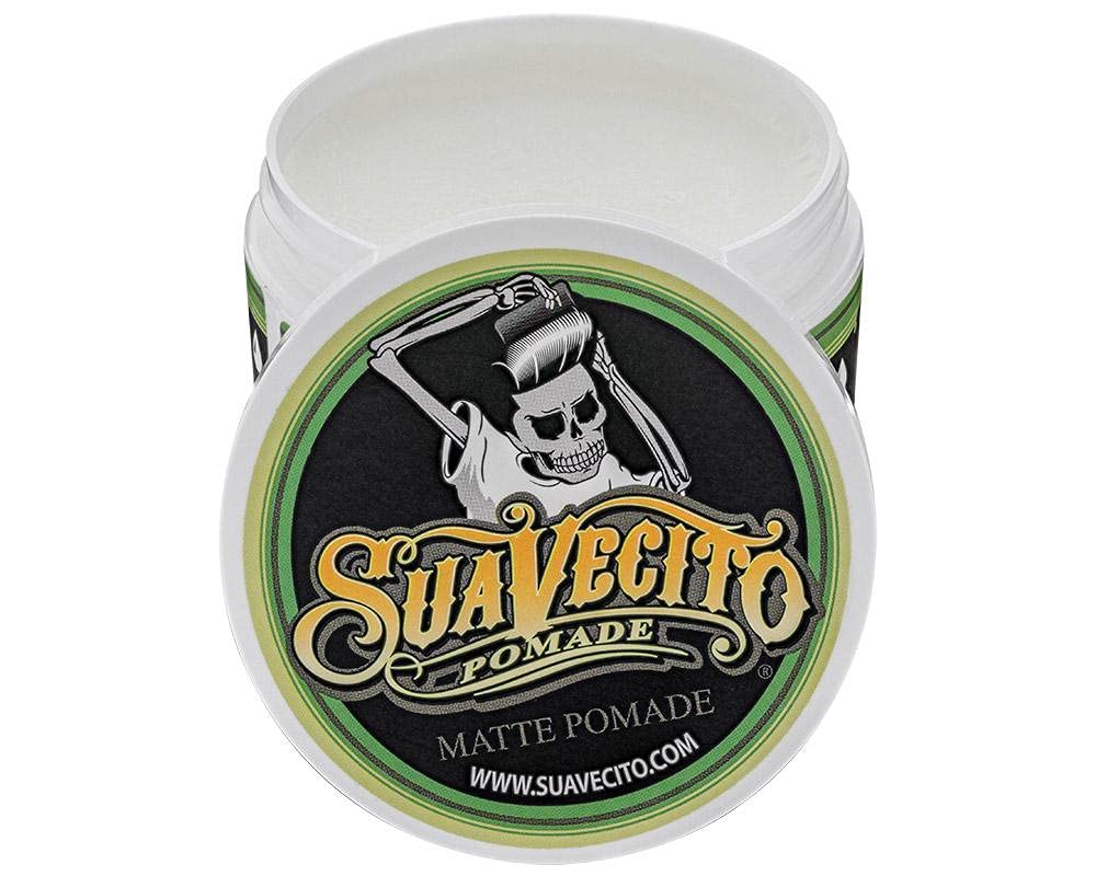 Suavecito Pomade Matte: acabado mate y agarre medio para looks clásicos