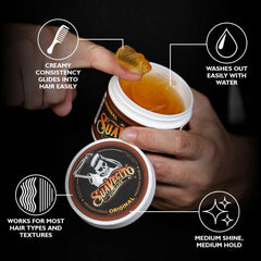 Jar ready for even distribution and smooth application