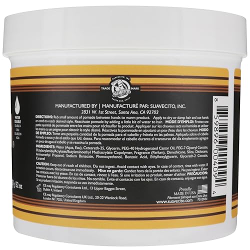 Creamy formula of Suavecito pomade for smooth application