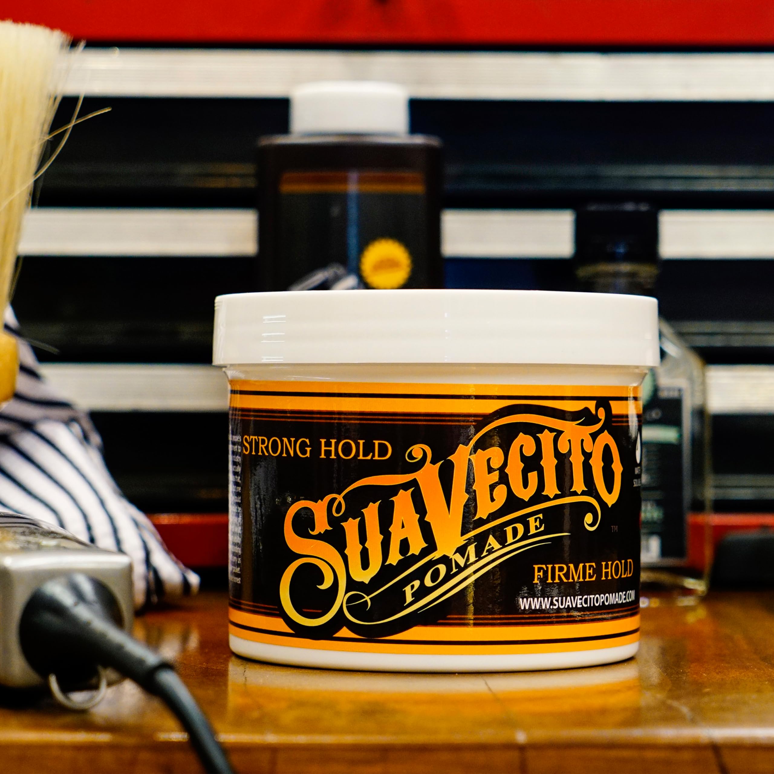 32oz Suavecito pomade packaging for daily use