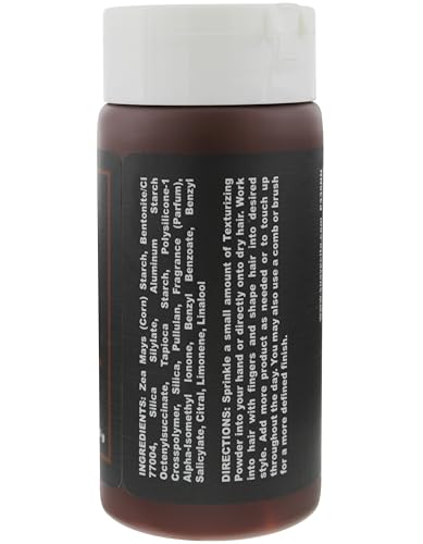 Suavecito Texture Powder hands application highlighting texture and root volume