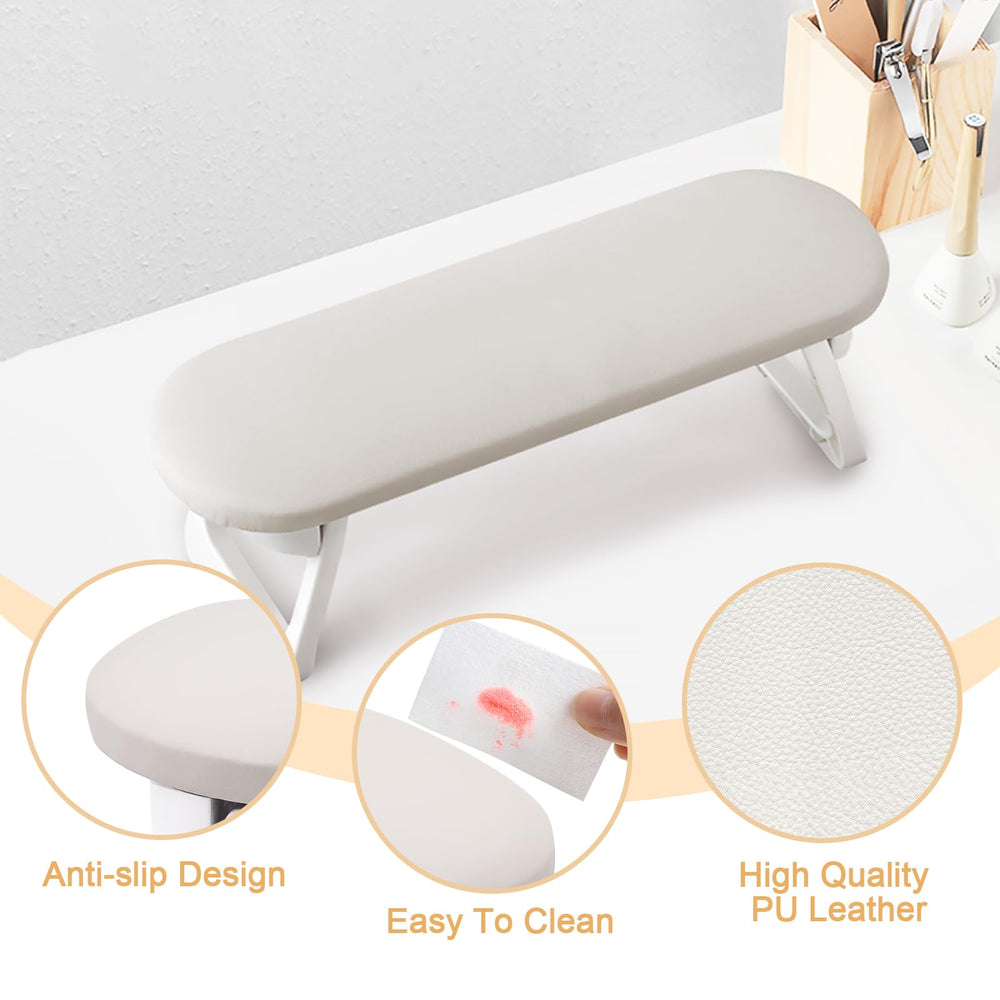 Subay nail arm rest height-adjustable for comfortable ergonomic positioning