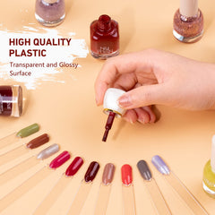 Subay nail art practice sticks with ring holder for portable studio setup