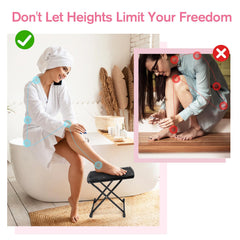 SUBAY ergonomic design supports comfortable foot positioning during nail care.