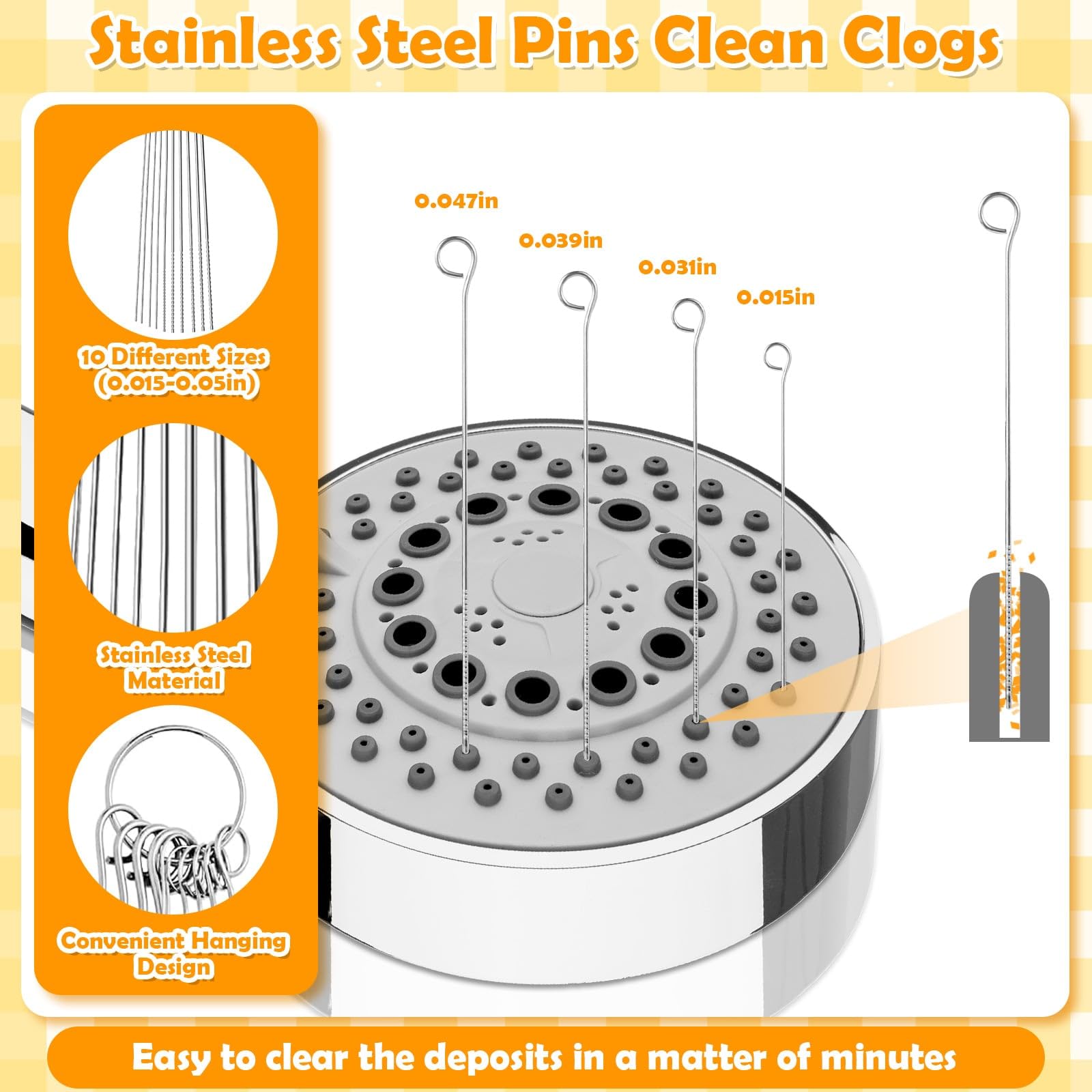 Sublaga individually packaged cleaning brushes stay organized and sanitary.