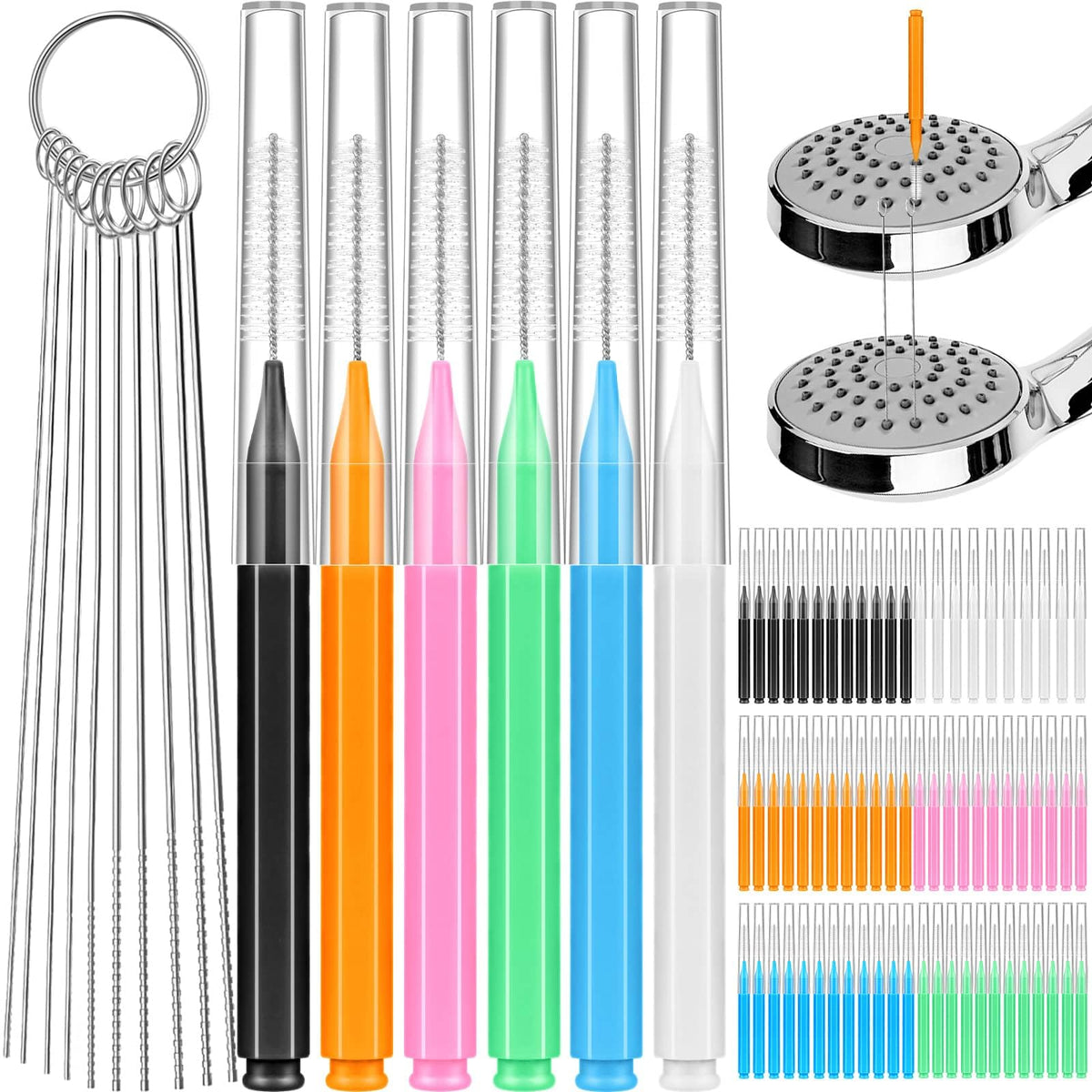 Sublaga multisize cleaner pack for shower heads ready to unclog quickly