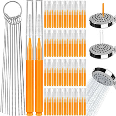 Sublaga shower head cleaner needle picks for fast unclogging of small holes.