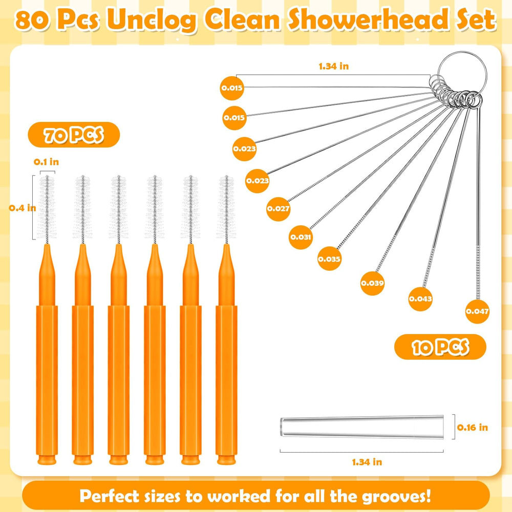 Sublaga stainless steel unclogging picks with varied sizes tackle different hole openings.