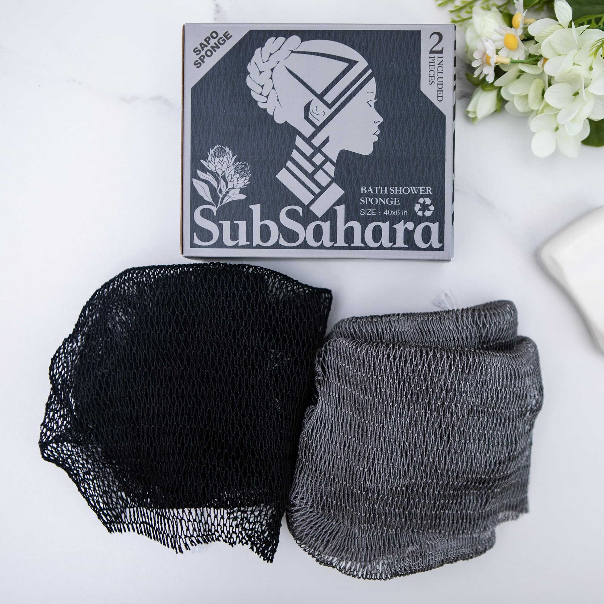 SubSahara net sponge used on face and body across skin types