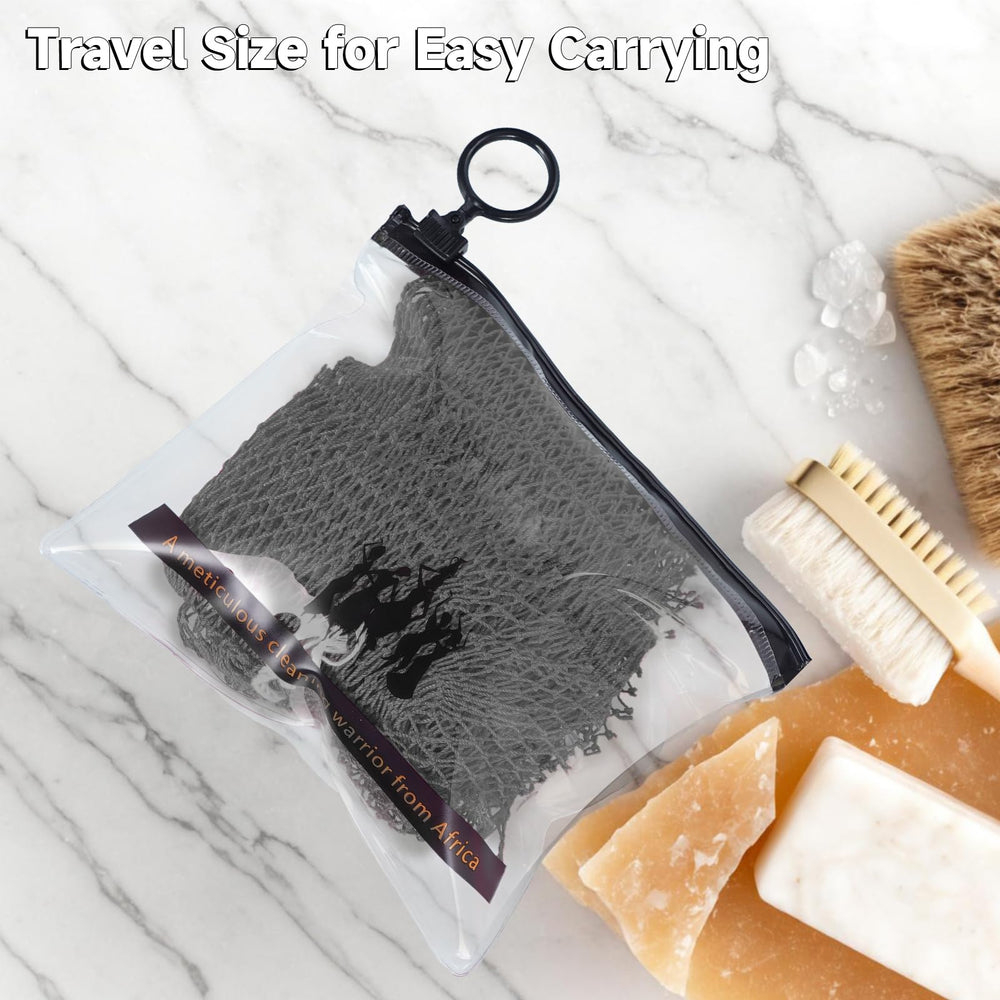 SubSahara travel pouch accompanies the sponge for on-the-go skincare