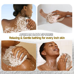SubSahara net sponge exfoliating texture helps remove dead skin and boost circulation.
