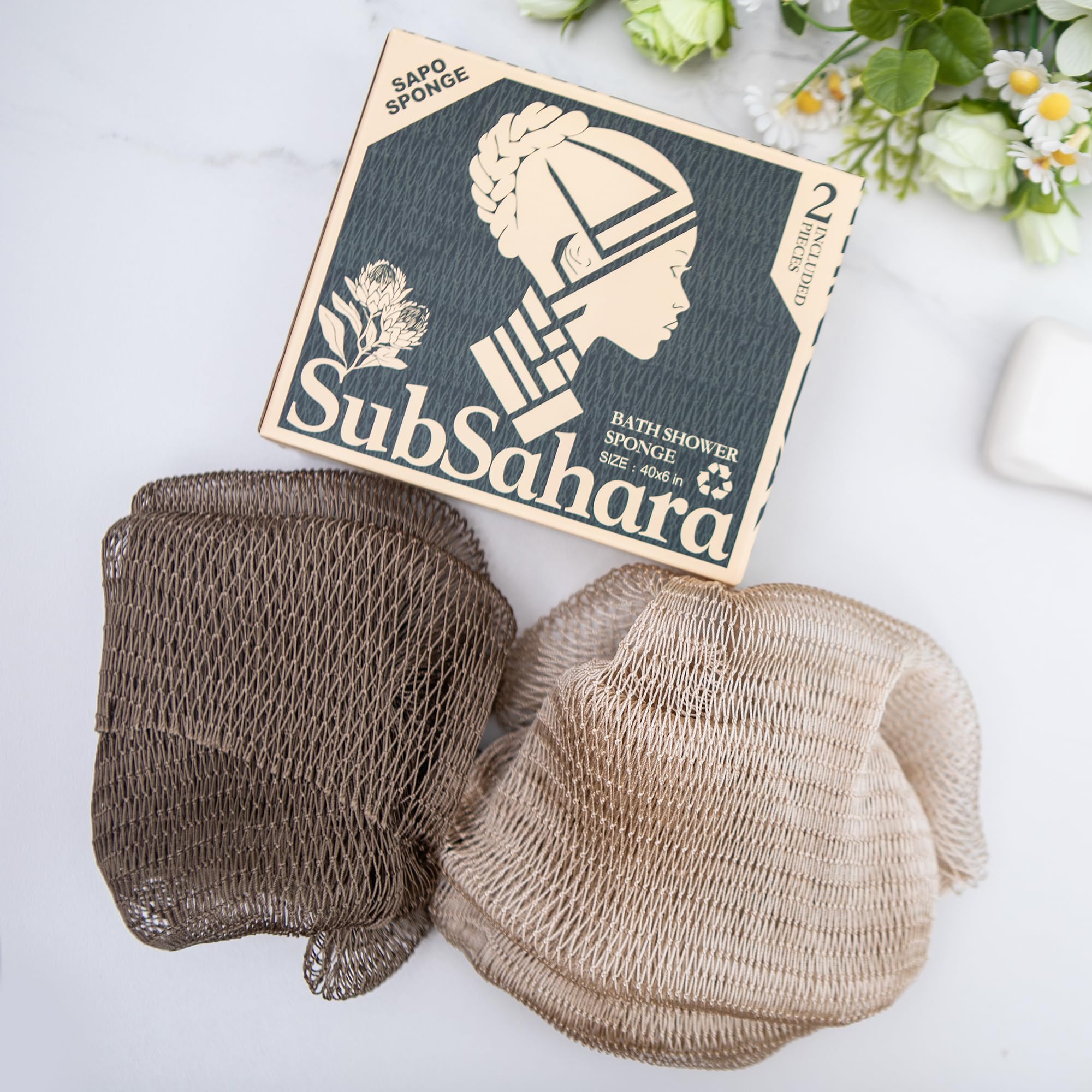 SubSahara quick-drying material stays firm and easy to clean after showers.