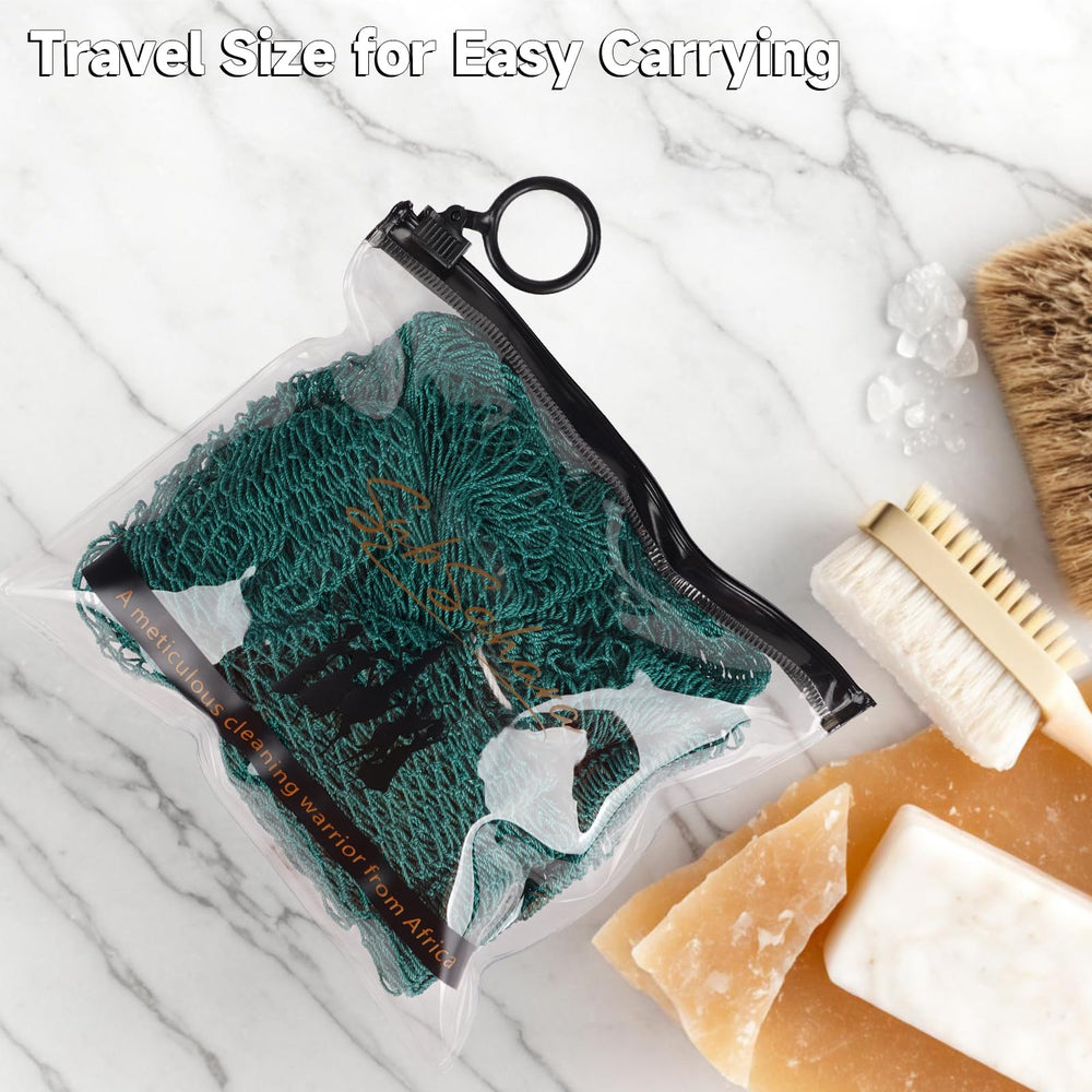 SubSahara travel pouch sponge is ready for on-the-go skincare.