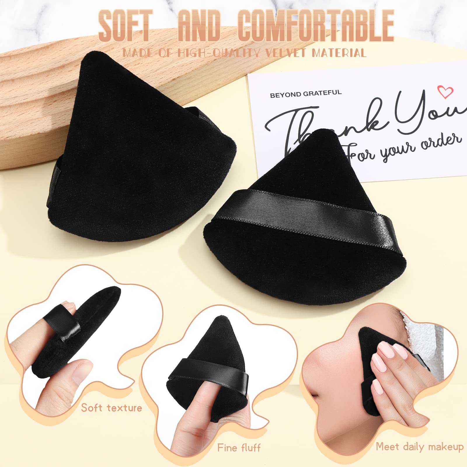Size reference for Suclain puff measuring 6x6x7 cm