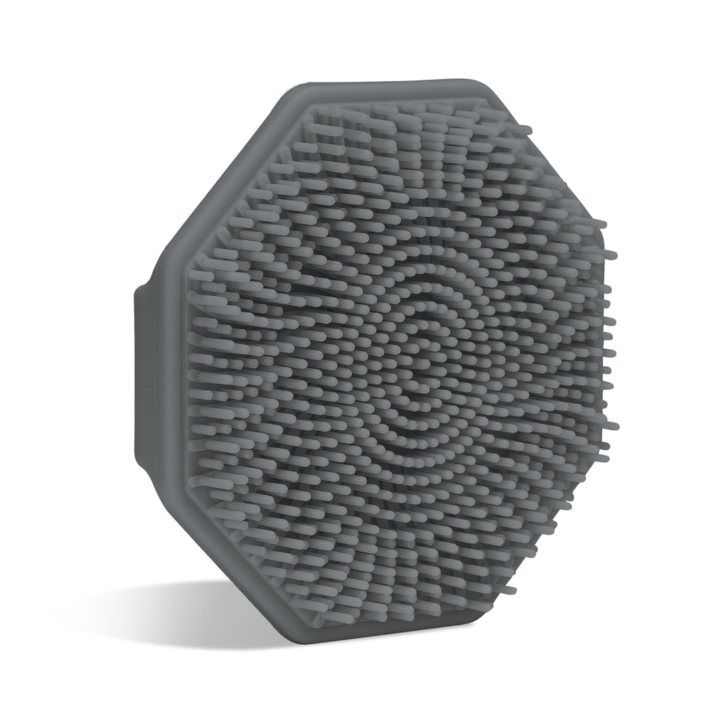 Sud Scrub antimicrobial silicone face scrubber Charcoal packaging highlights eco-friendly design.