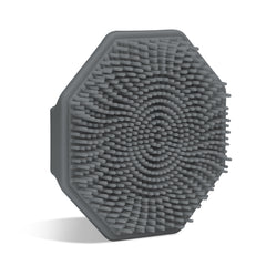 Sud Scrub antimicrobial silicone face scrubber Charcoal packaging highlights eco-friendly design.