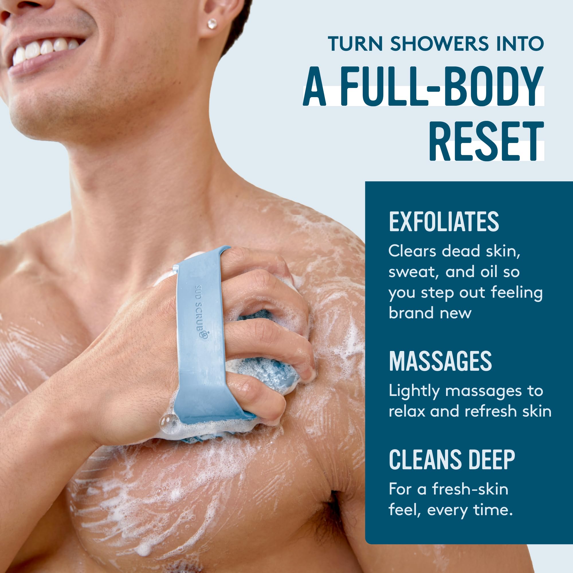 Sud Scrub eco-friendly plastic-free design supports sustainable bathroom habits.