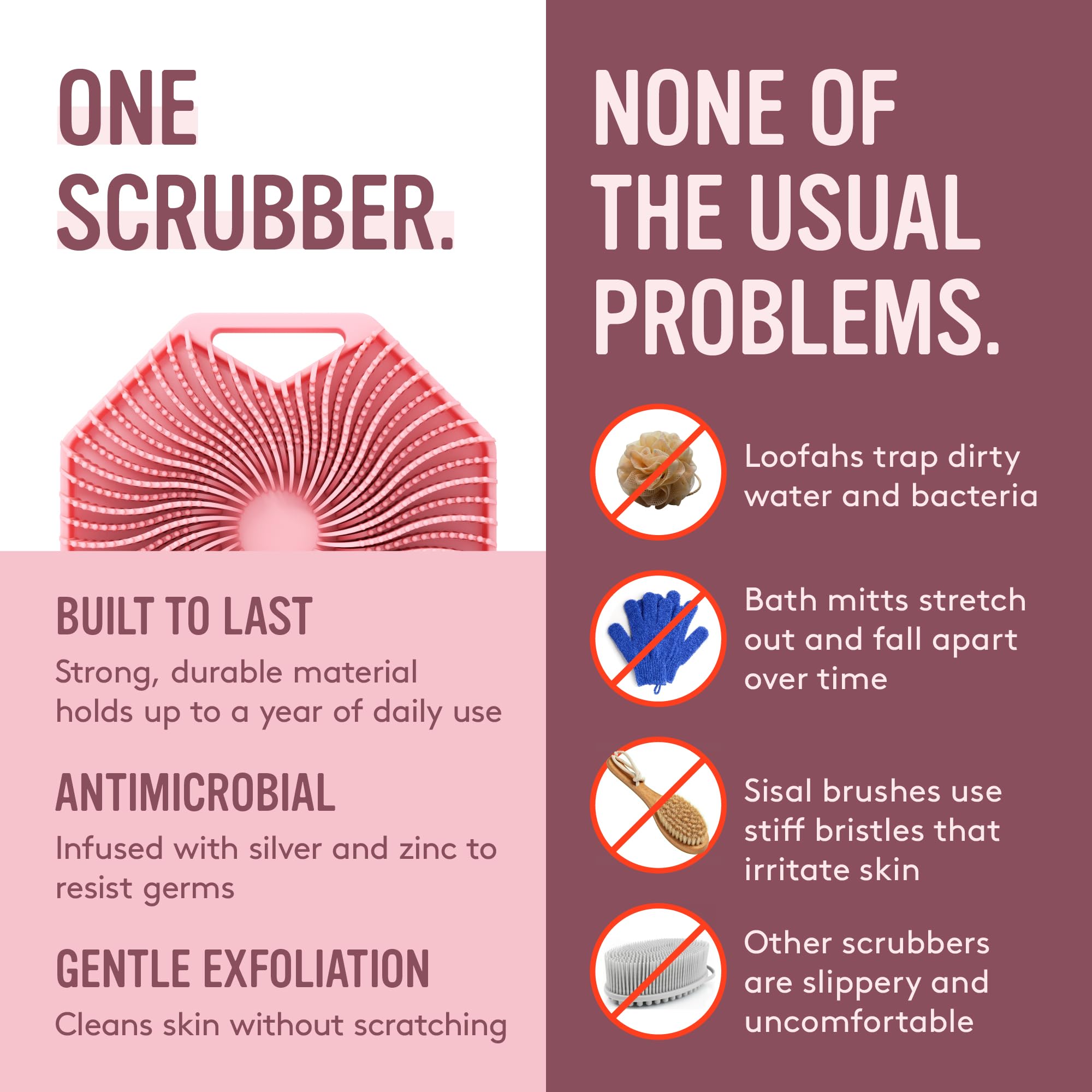 Sud Scrub eco-friendly plastic-free scrubber supports sustainable bathroom routines.