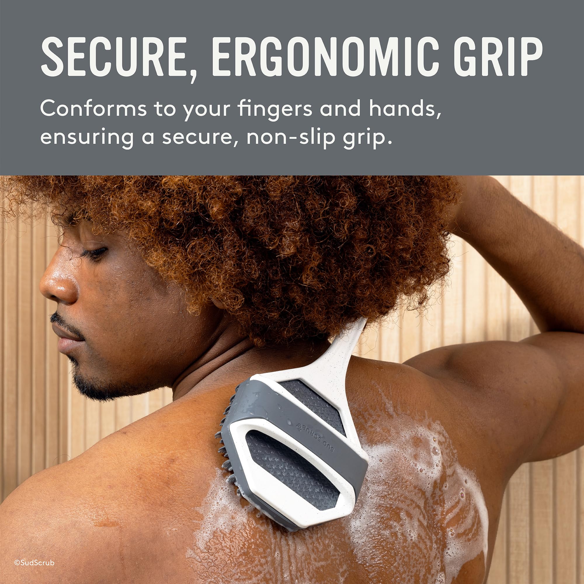 Sud Scrub extender handle eco hemp polymer for sustainable cleaning.